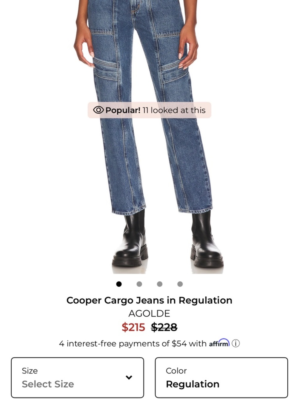 Agolde Light Wash Blue High-Rise Denim Jeans